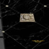 Interior luxury italian tiles décor whit carbon fiber and mother of pearl, leaflat by FBINNOTECH. Piastrelle in fibra di carbonio e madreperla per decorazione di interni. Карбоновая и перламутровая плитка для внутренней отделки.