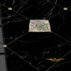 Interior luxury italian tiles décor whit carbon fiber and mother of pearl, leaflat by FBINNOTECH. Piastrelle in fibra di carbonio e madreperla per decorazione di interni. Карбоновая и перламутровая плитка для внутренней отделки.