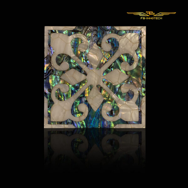 Роскошная дизайнерская отделка плиткой Luxurious design tile decoration LEAFLAT by FBINNOTECH Piastrelle in madreperla: un'alternativa unica per il tuo rivestimento перламутровая плитка для внутренней отделки"