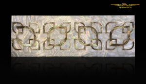 Роскошная дизайнерская отделка плиткой Luxurious design tile decoration LEAFLAT by FBINNOTECH Piastrelle in madreperla: un'alternativa unica per il tuo rivestimento перламутровая плитка для внутренней отделки"