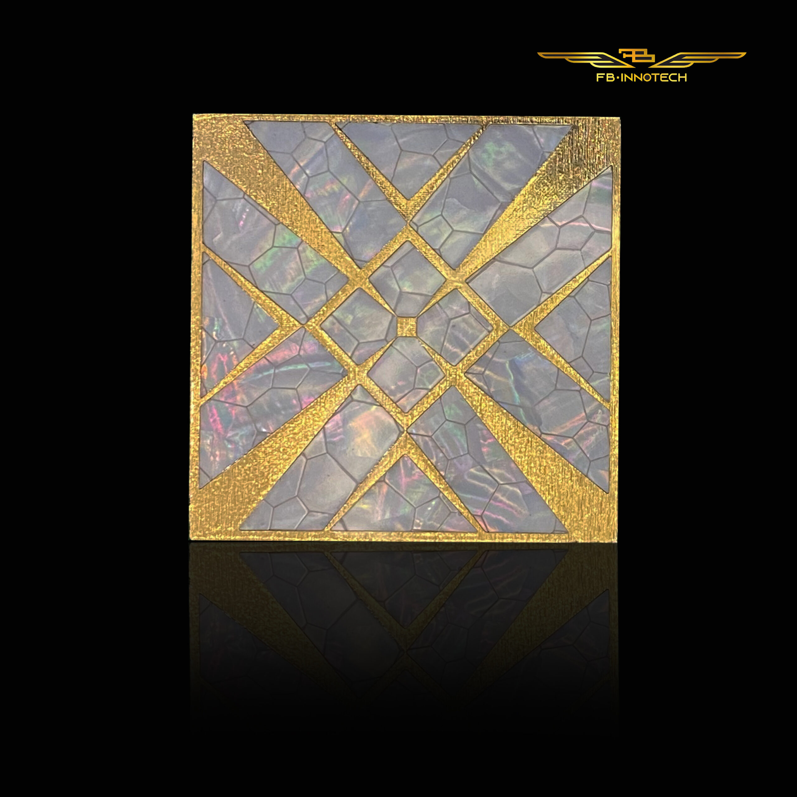 Роскошная дизайнерская отделка плиткой Luxurious design tile decoration LEAFLAT by FBINNOTECH Piastrelle in madreperla: un'alternativa unica per il tuo rivestimento перламутровая плитка для внутренней отделки"