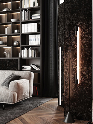 " Luxurious design tile decoration LEAFLAT by FBINNOTECH Piastrelle in madreperla: un dettaglio di stile per il tuo spazio interno"