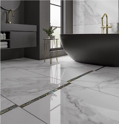 " Luxurious design tile decoration LEAFLAT by FBINNOTECH Плитка из перламутра: стильный деталь для вашего интерьера"
