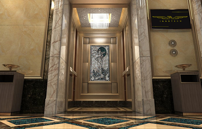 " Luxurious design tile decoration LEAFLAT by FBINNOTECH Плитка из перламутра: блестящая поверхность для ваших стен"