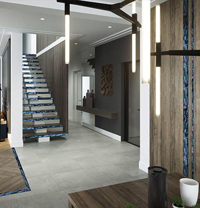 " Luxurious design tile decoration FBINNOTECH Плитка из перламутра: стильный декоративный элемент для вашего пространства"