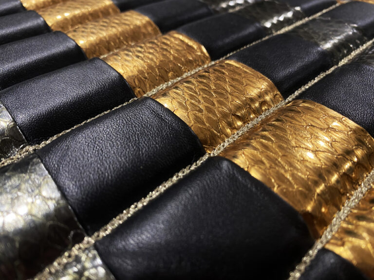 Leafat, luxury decorative tiles for floors, walls and furnishing accessories. Leather or mother-of-pearl mosaics for unique interior d (4)